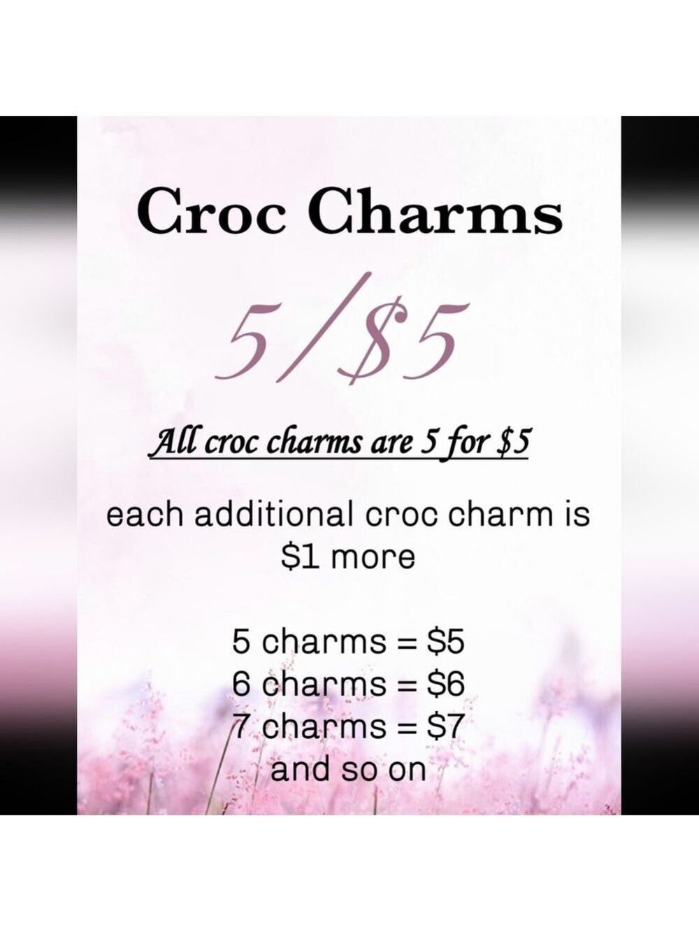 5/$5 Rugrats Susie Carmichael Croc Shoe Charm - Picture 2 of 3